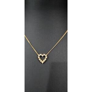 Christian Dior Gold Heart Necklace